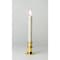 Celestial Lights Celestial Lights Brass/White no scent Scent LED Battery Operated Taper Window Candle P-1524-BI - alternate 1